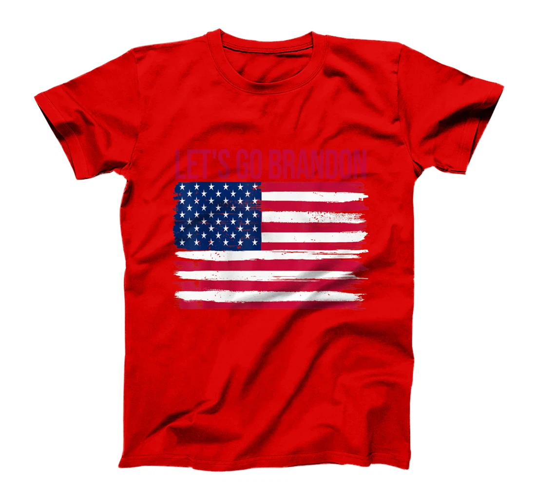 Let's Go Brandon American Flag Vintage Funny Anti Bien Club T-Shirt