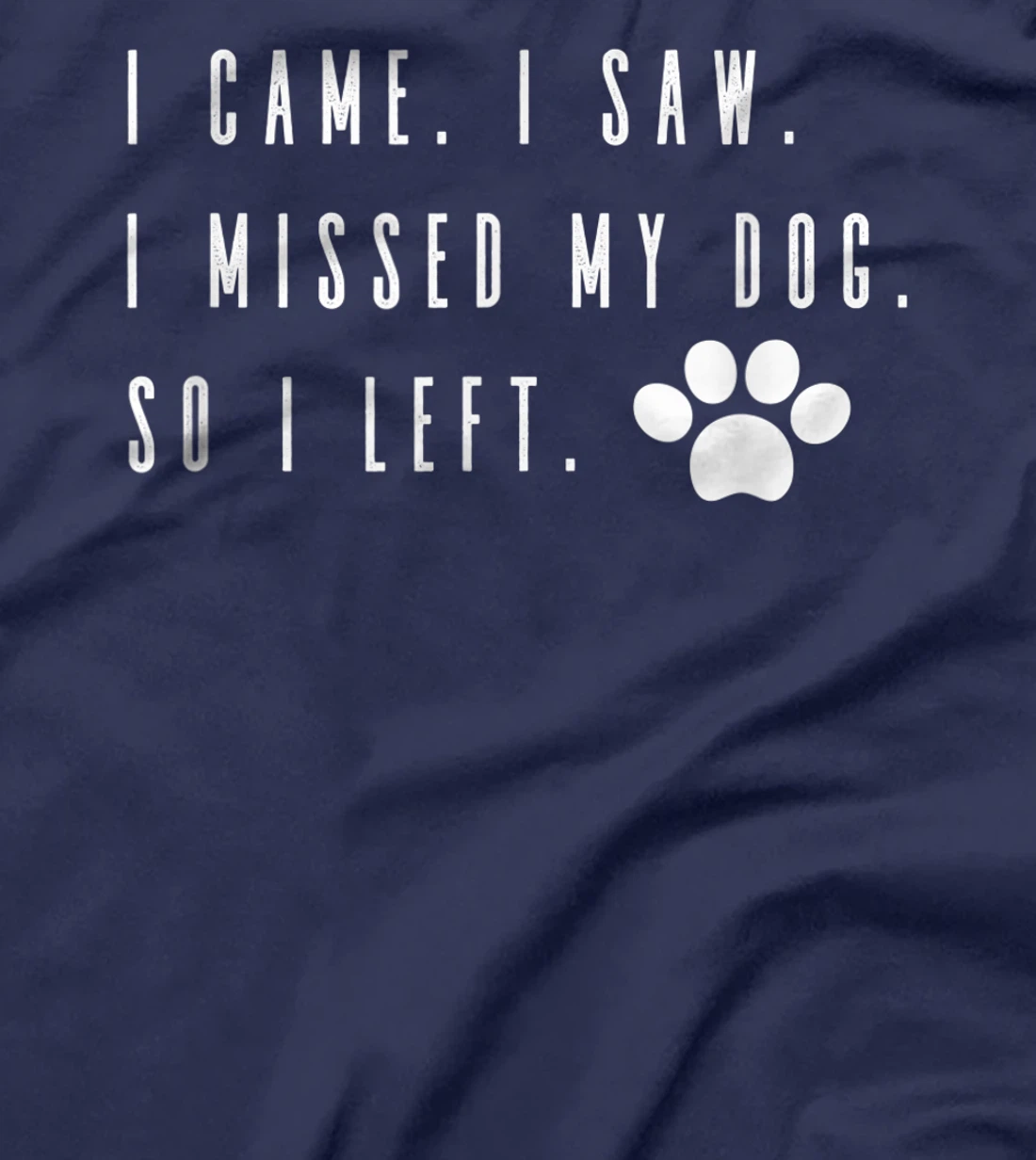 I Came I Saw I Missed my Dog so I Left T-Shirt, Women T-Shirt T-Shirt, Women T-Shirt