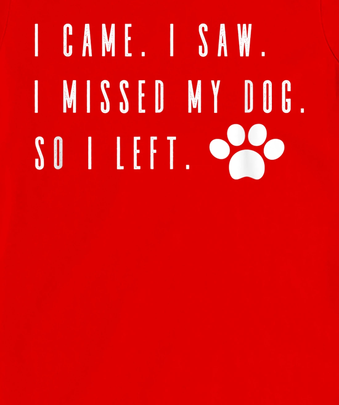 I Came I Saw I Missed my Dog so I Left T-Shirt, Women T-Shirt T-Shirt, Women T-Shirt