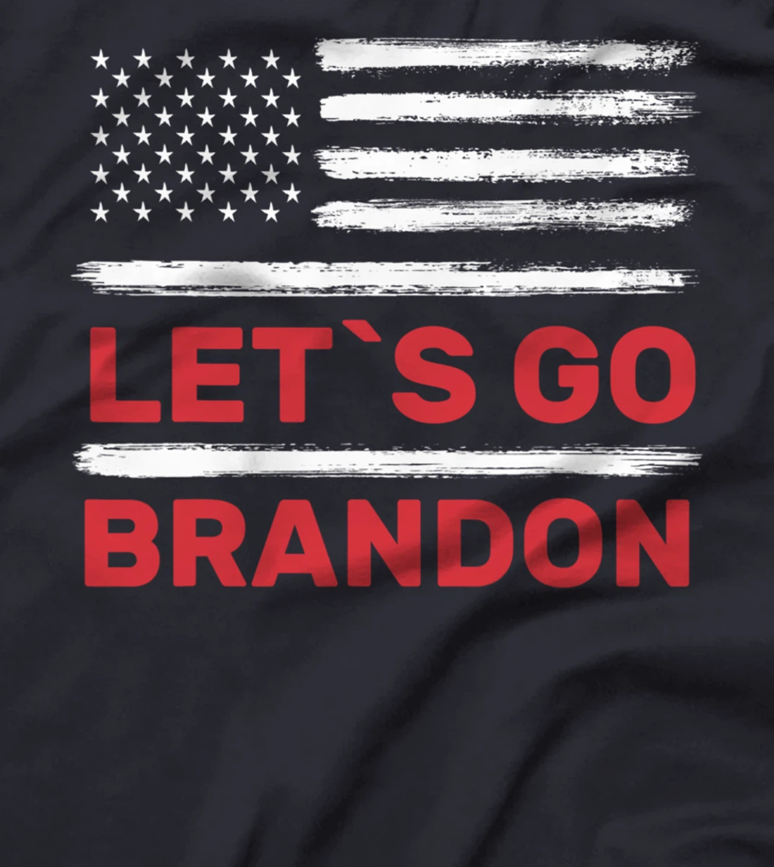 Let's Go Brandon American Flag Retro Vintage T-Shirt