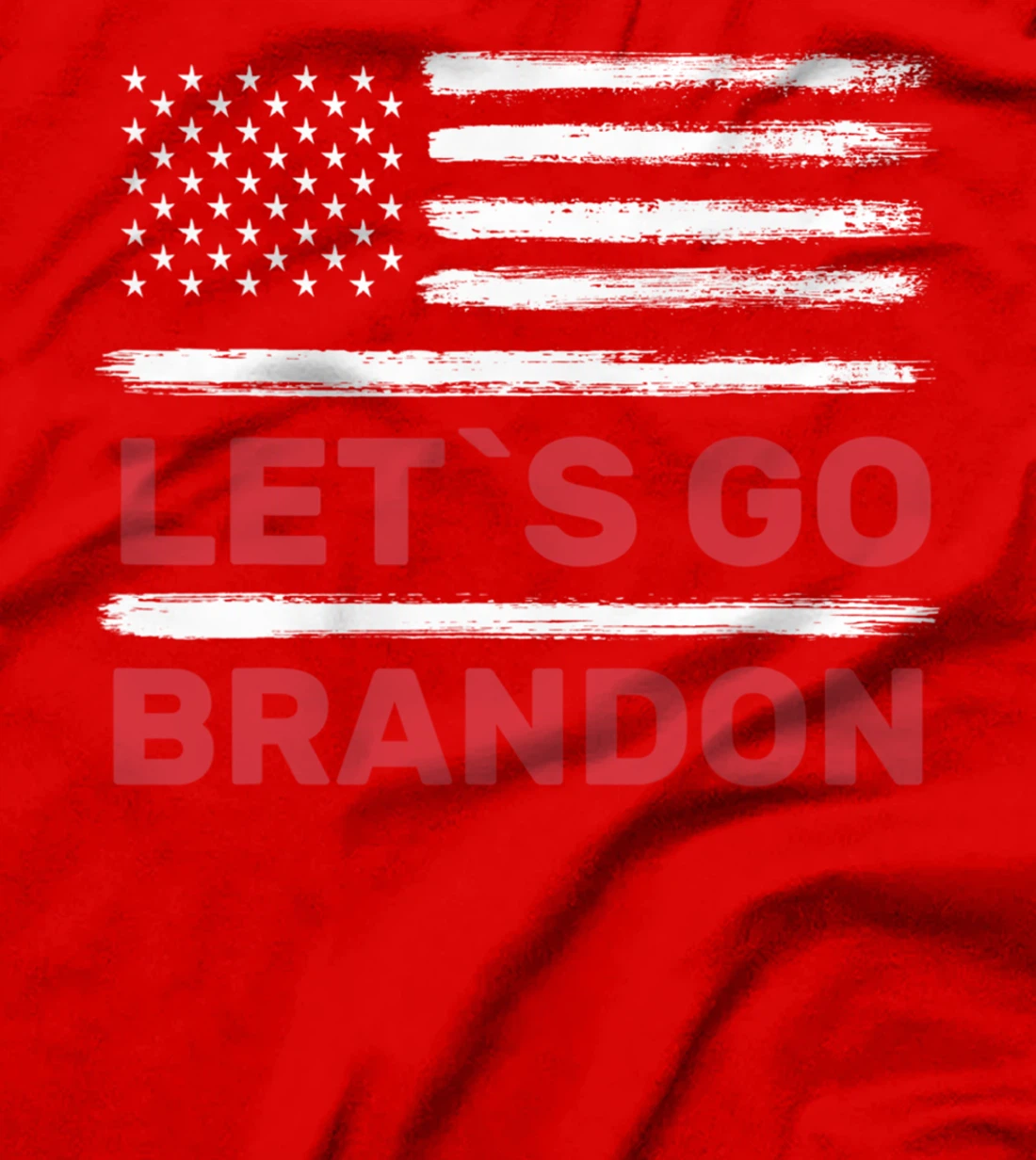 Let's Go Brandon American Flag Retro Vintage T-Shirt