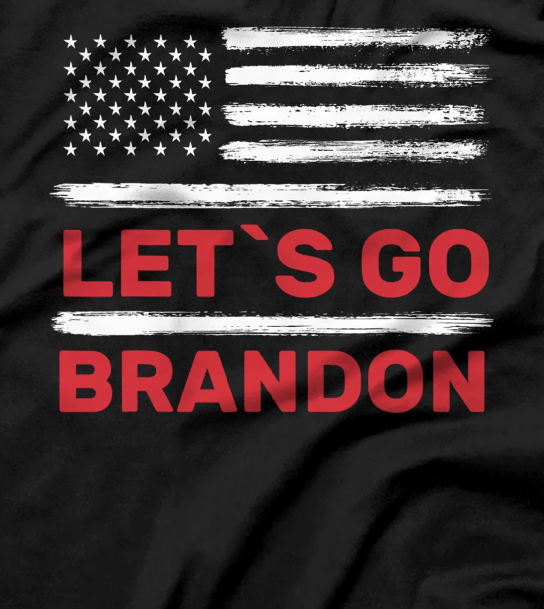 Let's Go Brandon American Flag Retro Vintage T-Shirt