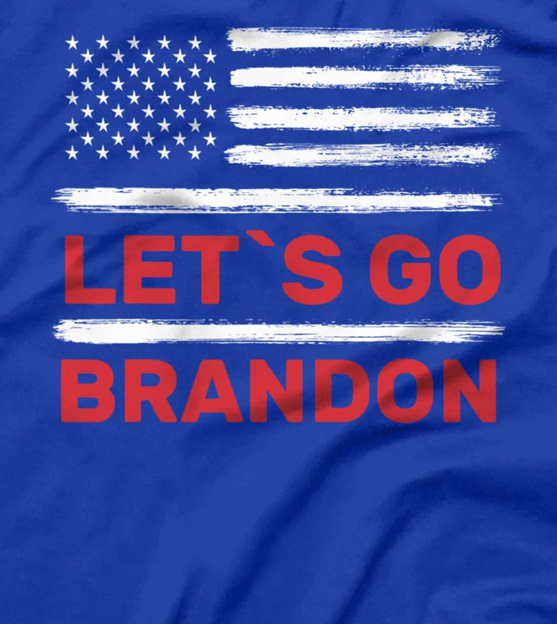Let's Go Brandon American Flag Retro Vintage T-Shirt