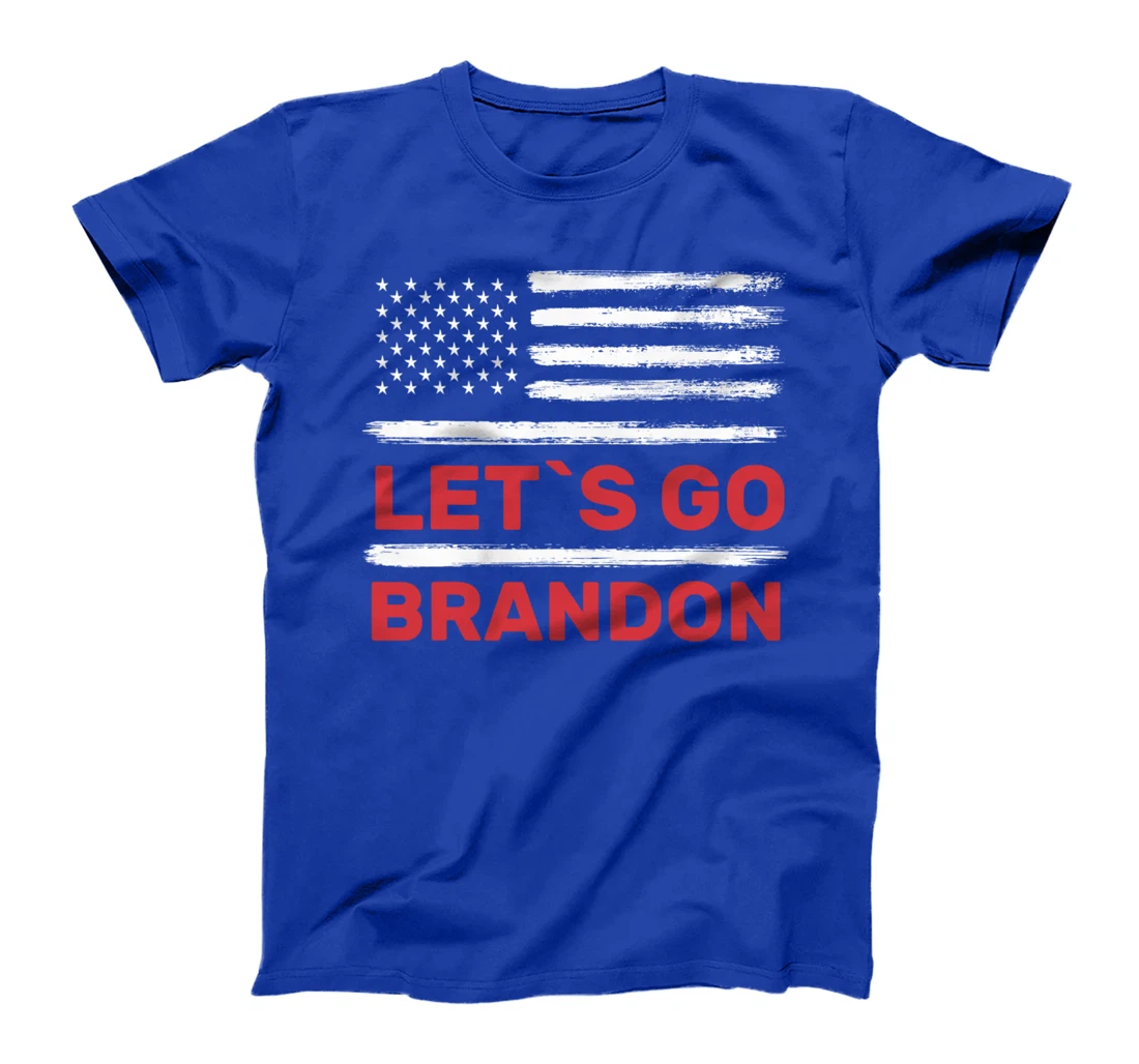 Let's Go Brandon American Flag Retro Vintage T-Shirt