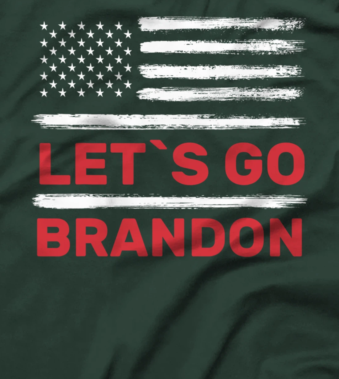 Let's Go Brandon American Flag Retro Vintage T-Shirt
