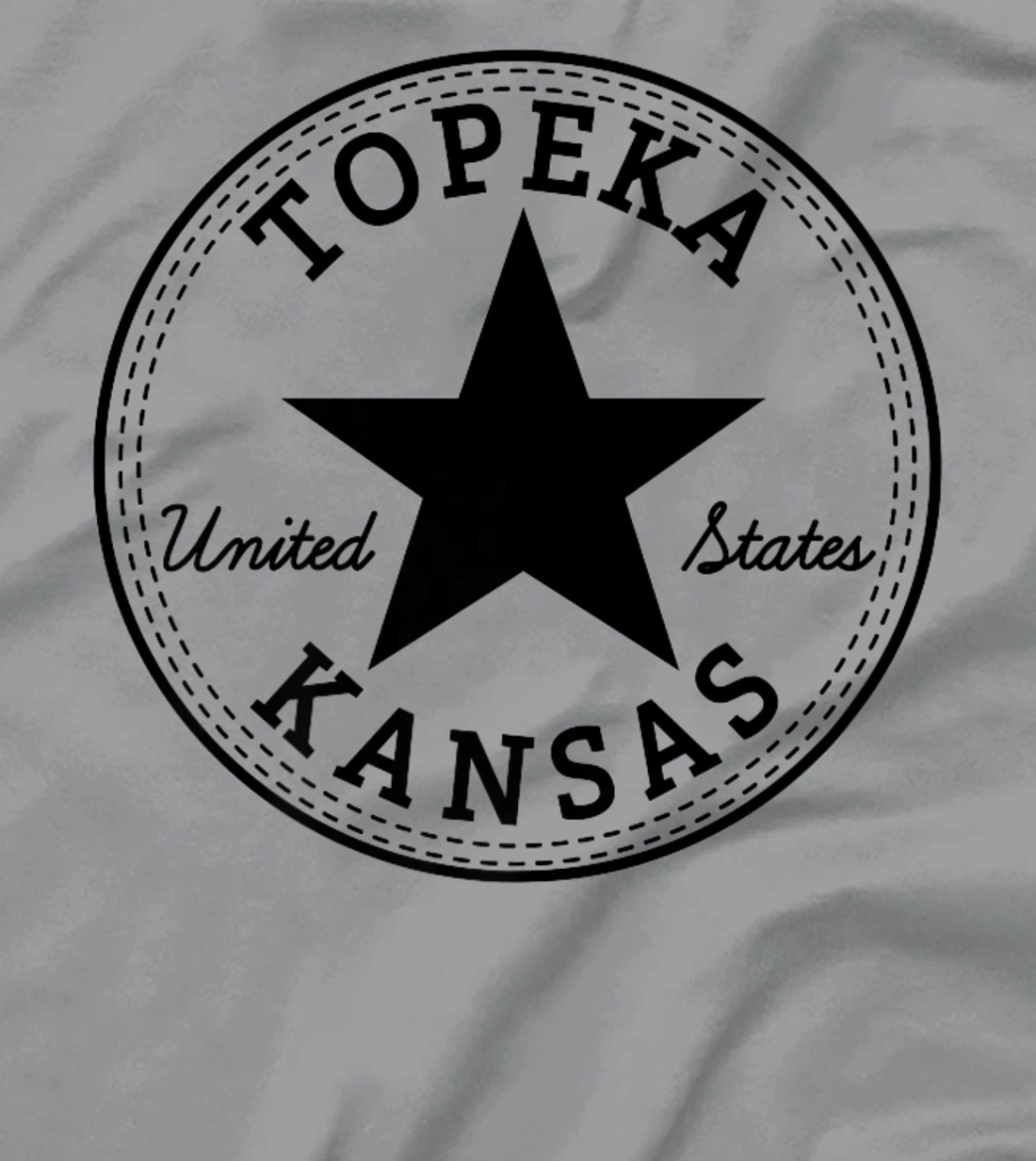 Womens Topeka Kansas USA Skater travel holiday tourist fun souvenir T-Shirt, Women T-Shirt
