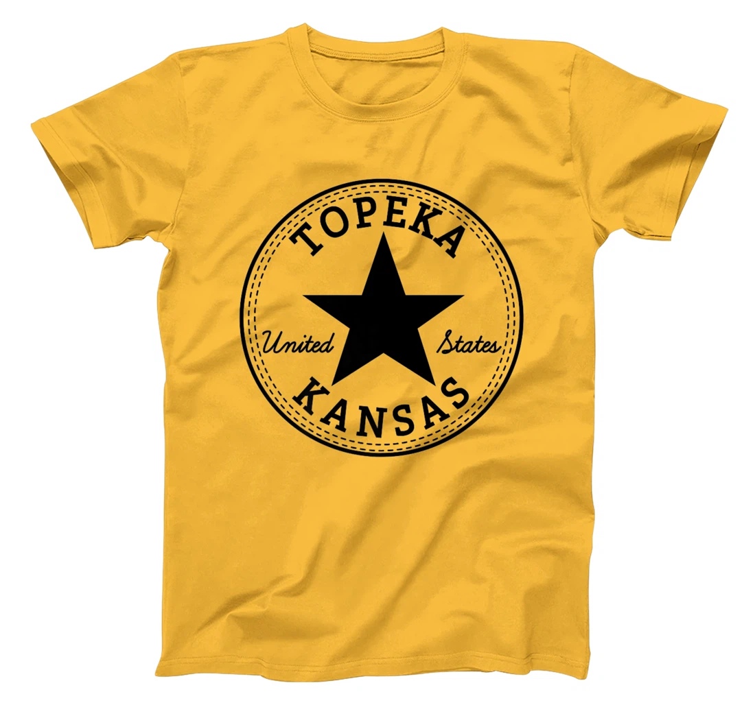 Womens Topeka Kansas USA Skater travel holiday tourist fun souvenir T-Shirt, Women T-Shirt