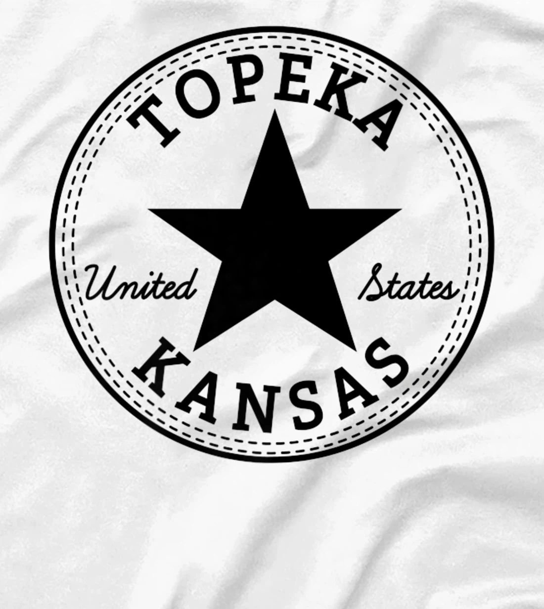Womens Topeka Kansas USA Skater travel holiday tourist fun souvenir T-Shirt, Women T-Shirt