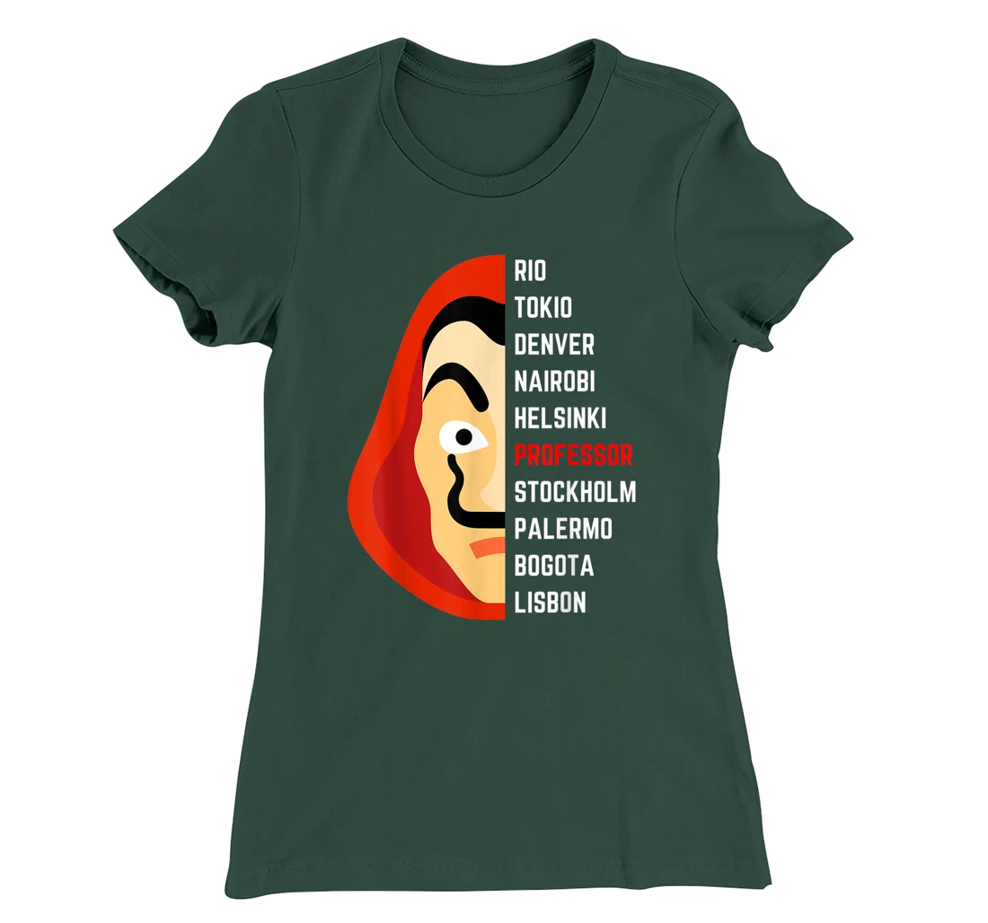 Bella Ciao Funny bank robbery money H.eist T-Shirt, Kid T-Shirt and Women T-Shirt