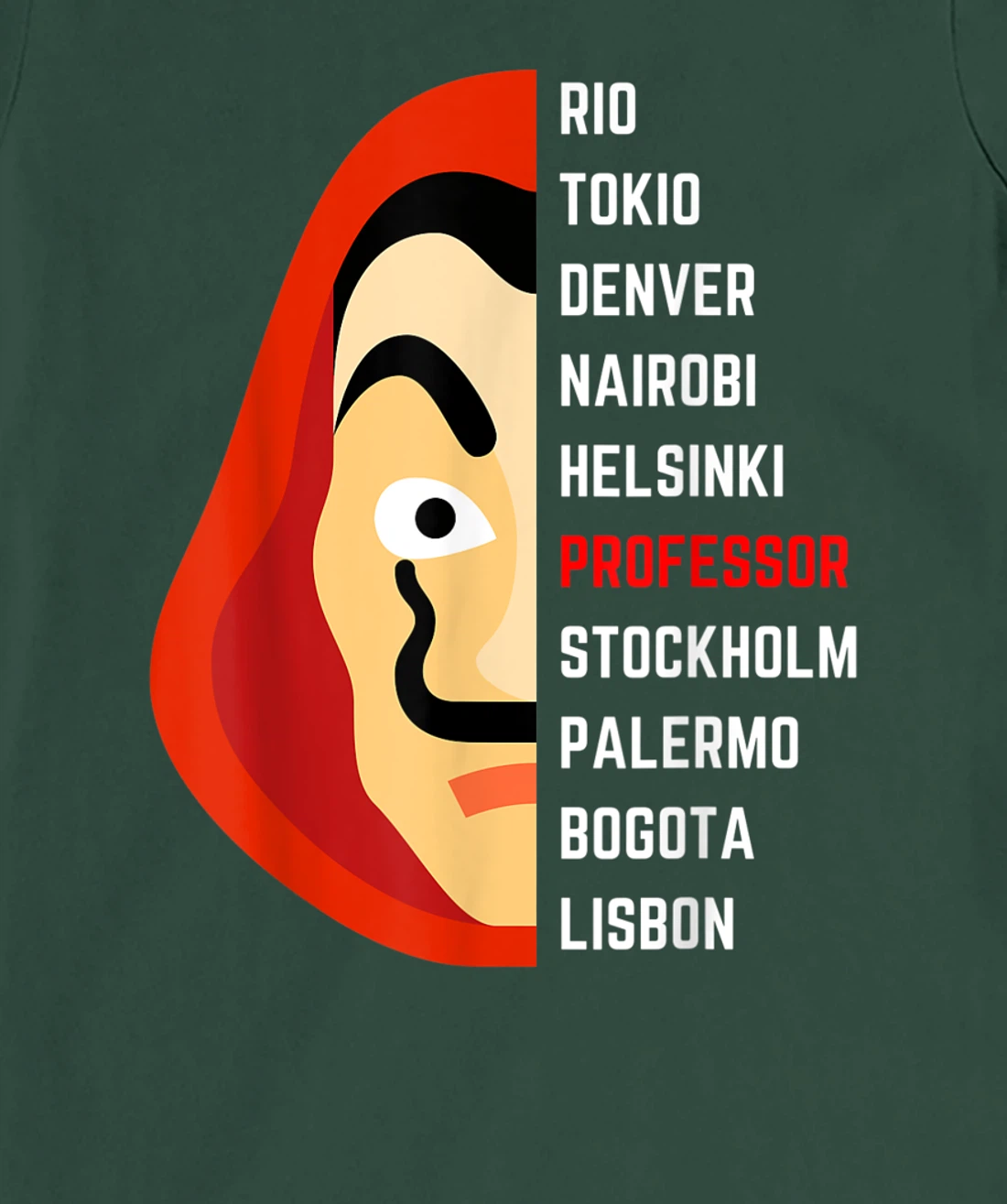 Bella Ciao Funny bank robbery money H.eist T-Shirt, Kid T-Shirt and Women T-Shirt