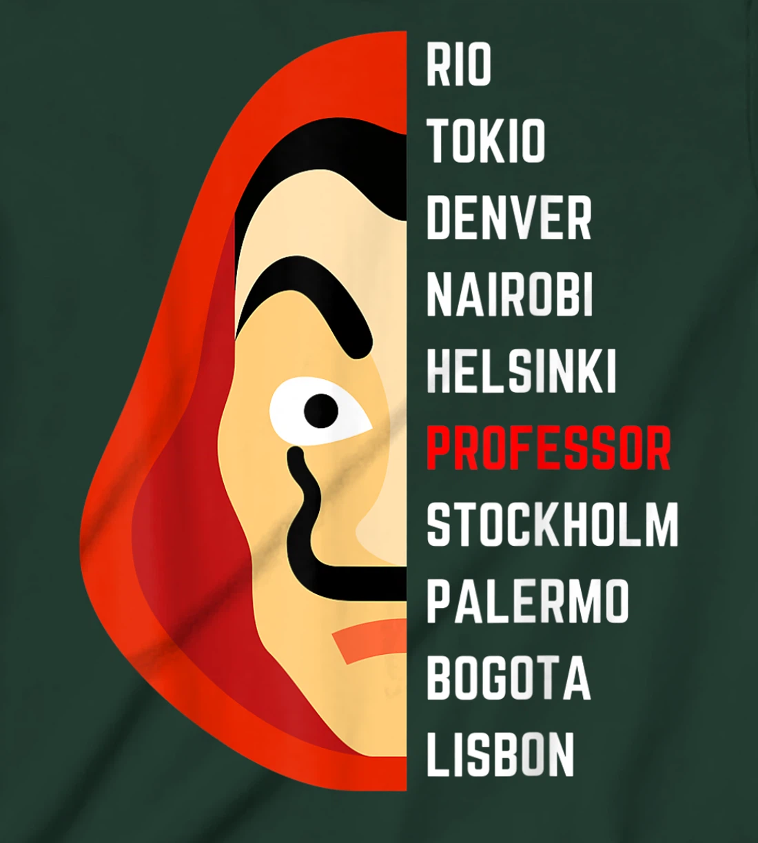 Bella Ciao Funny bank robbery money H.eist T-Shirt, Kid T-Shirt and Women T-Shirt