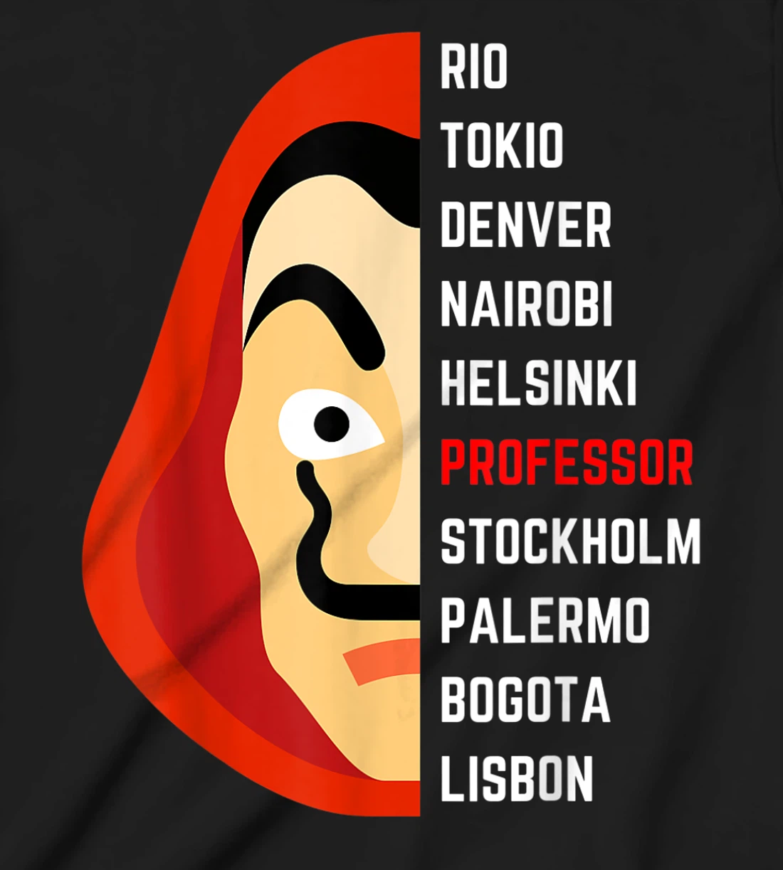 Bella Ciao Funny bank robbery money H.eist T-Shirt, Kid T-Shirt and Women T-Shirt