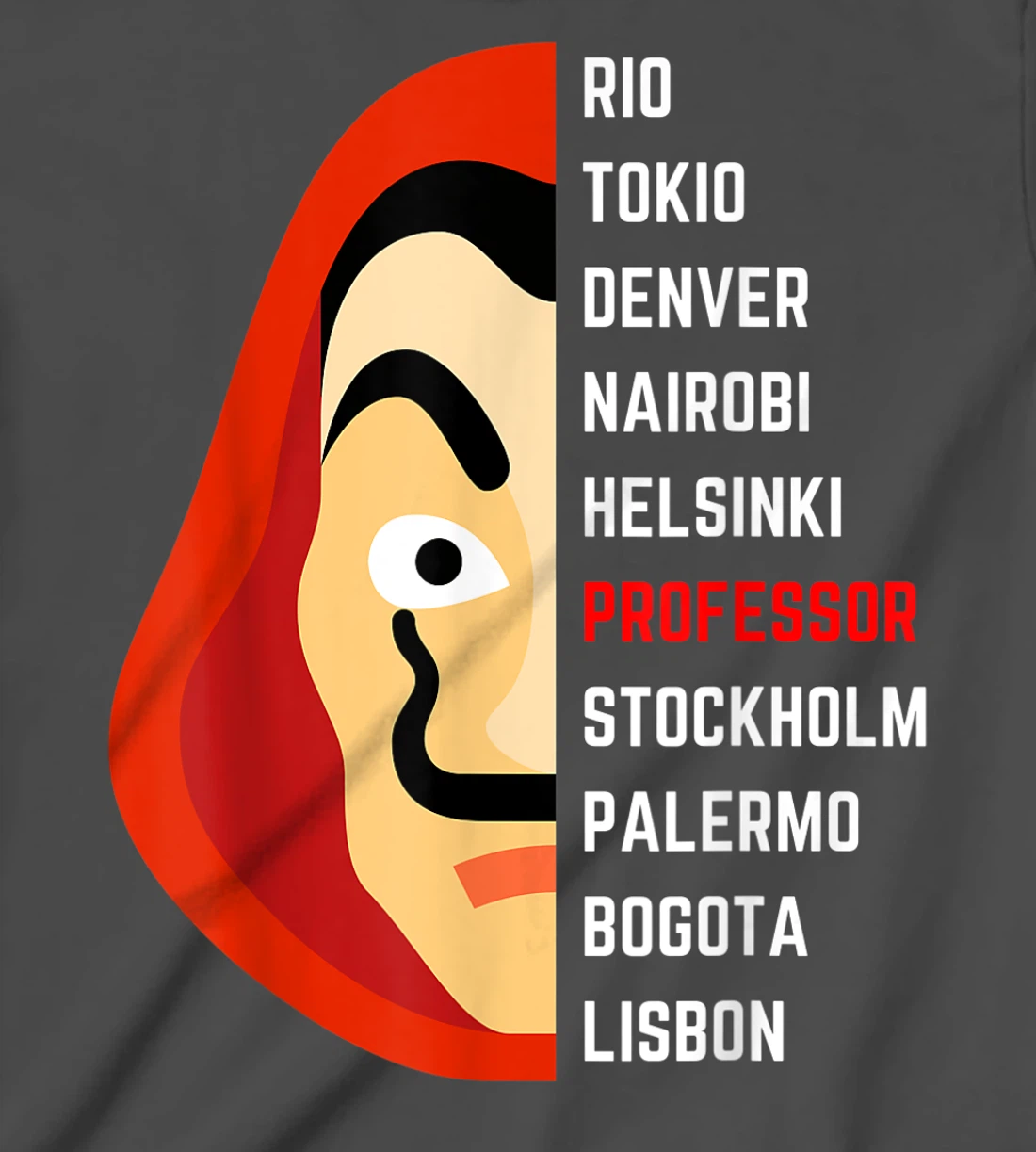 Bella Ciao Funny bank robbery money H.eist T-Shirt, Kid T-Shirt and Women T-Shirt