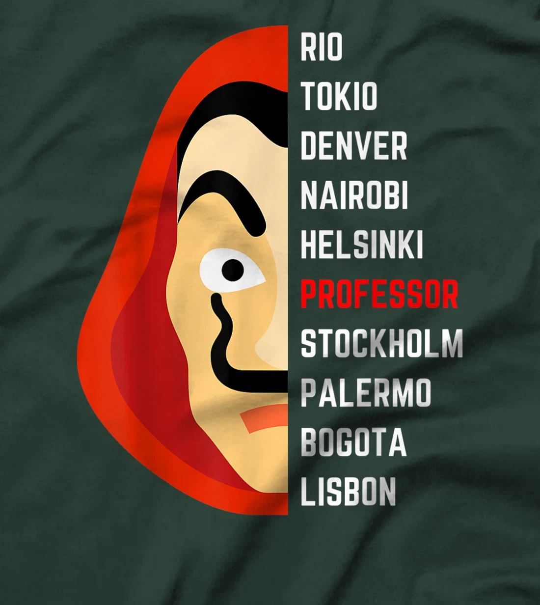 Bella Ciao Funny bank robbery money H.eist T-Shirt, Kid T-Shirt and Women T-Shirt