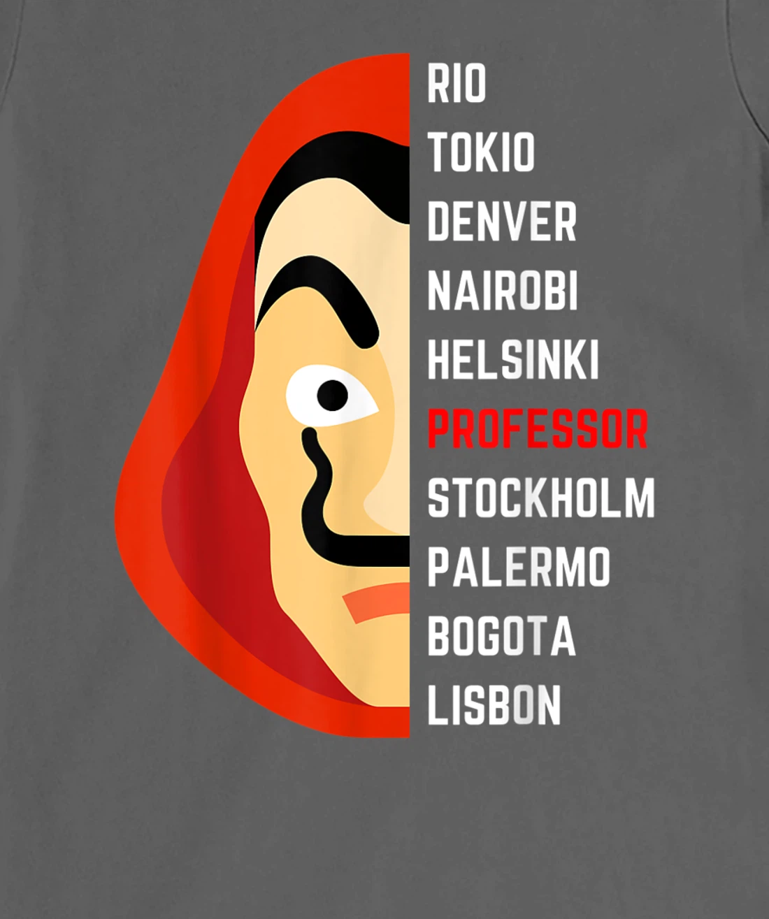 Bella Ciao Funny bank robbery money H.eist T-Shirt, Kid T-Shirt and Women T-Shirt