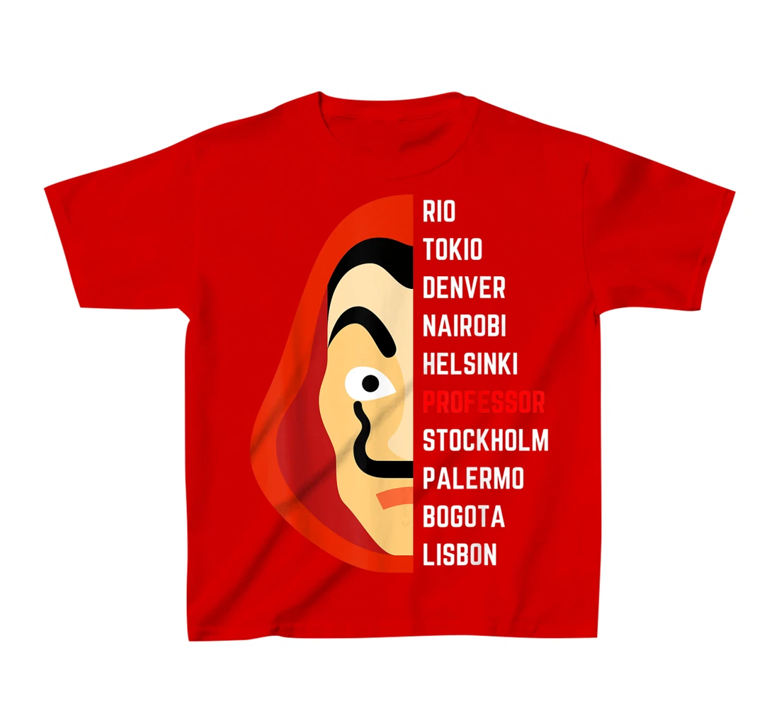 Bella Ciao Funny bank robbery money H.eist T-Shirt, Kid T-Shirt and Women T-Shirt