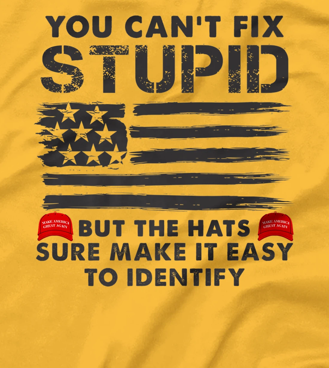 Womens You Can't Fix Stupid But The Hats Sure Make It Funny Costume T-Shirt, Women T-Shirt