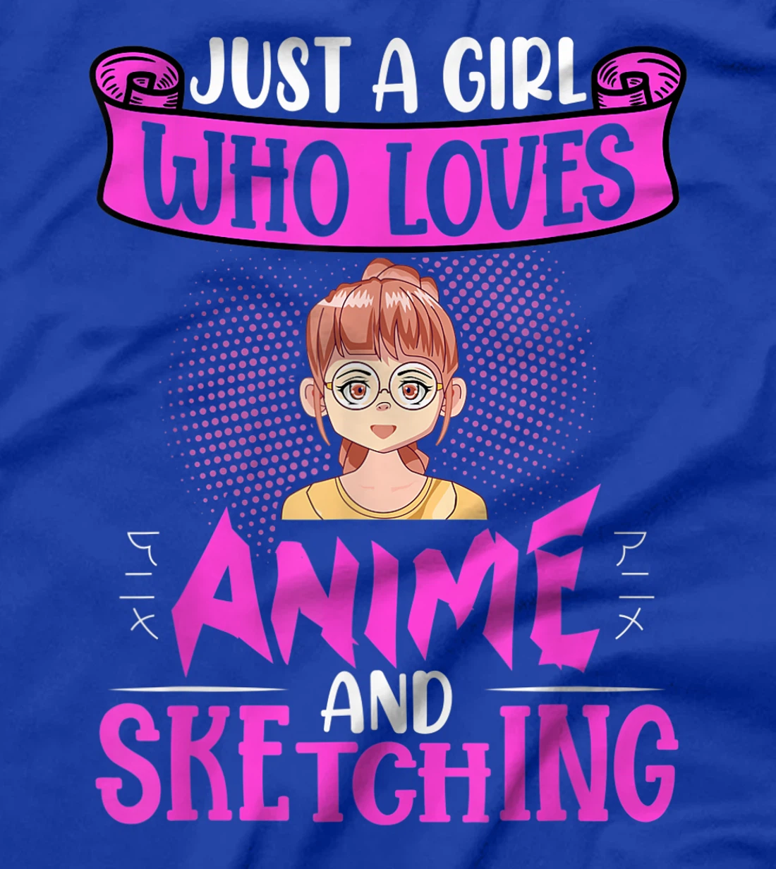 Japanese girly nerd manga anime Waifu girl cosplay T-Shirt, Women T-Shirt