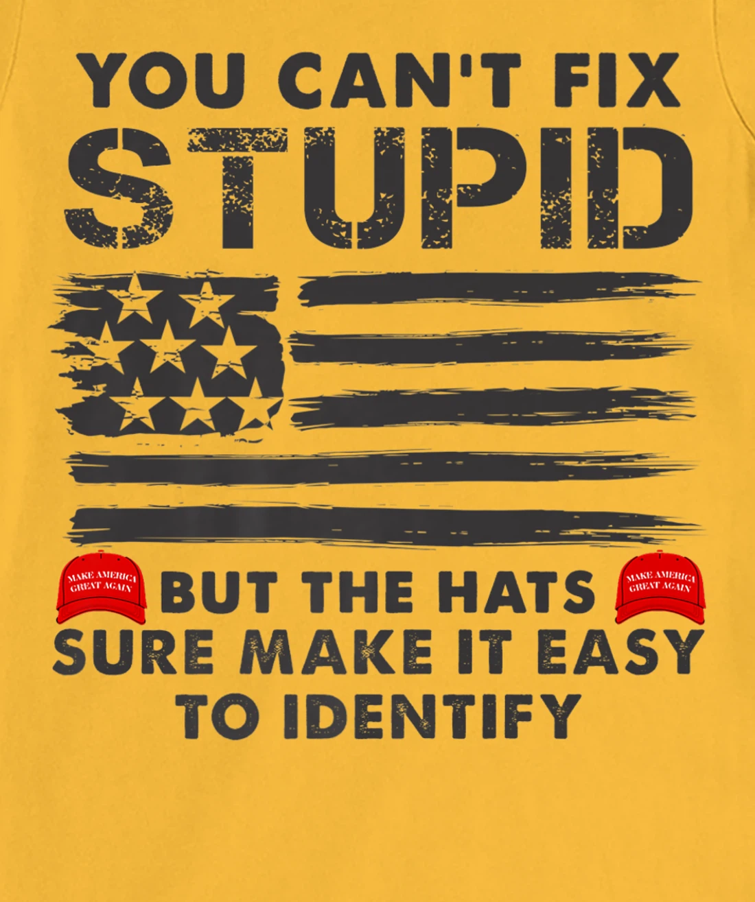 Womens You Can't Fix Stupid But The Hats Sure Make It Funny Costume T-Shirt, Women T-Shirt