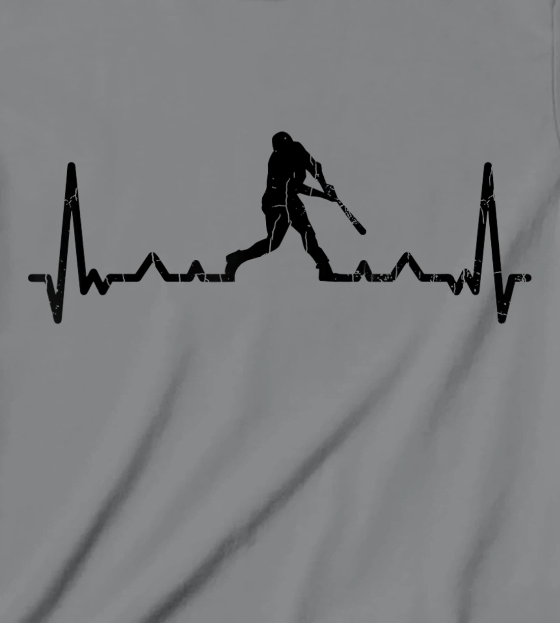 Womens Baseball Player Heartbeat Funny Coach Sports Graphic T-Shirt, Kid T-Shirt and Women T-Shirt