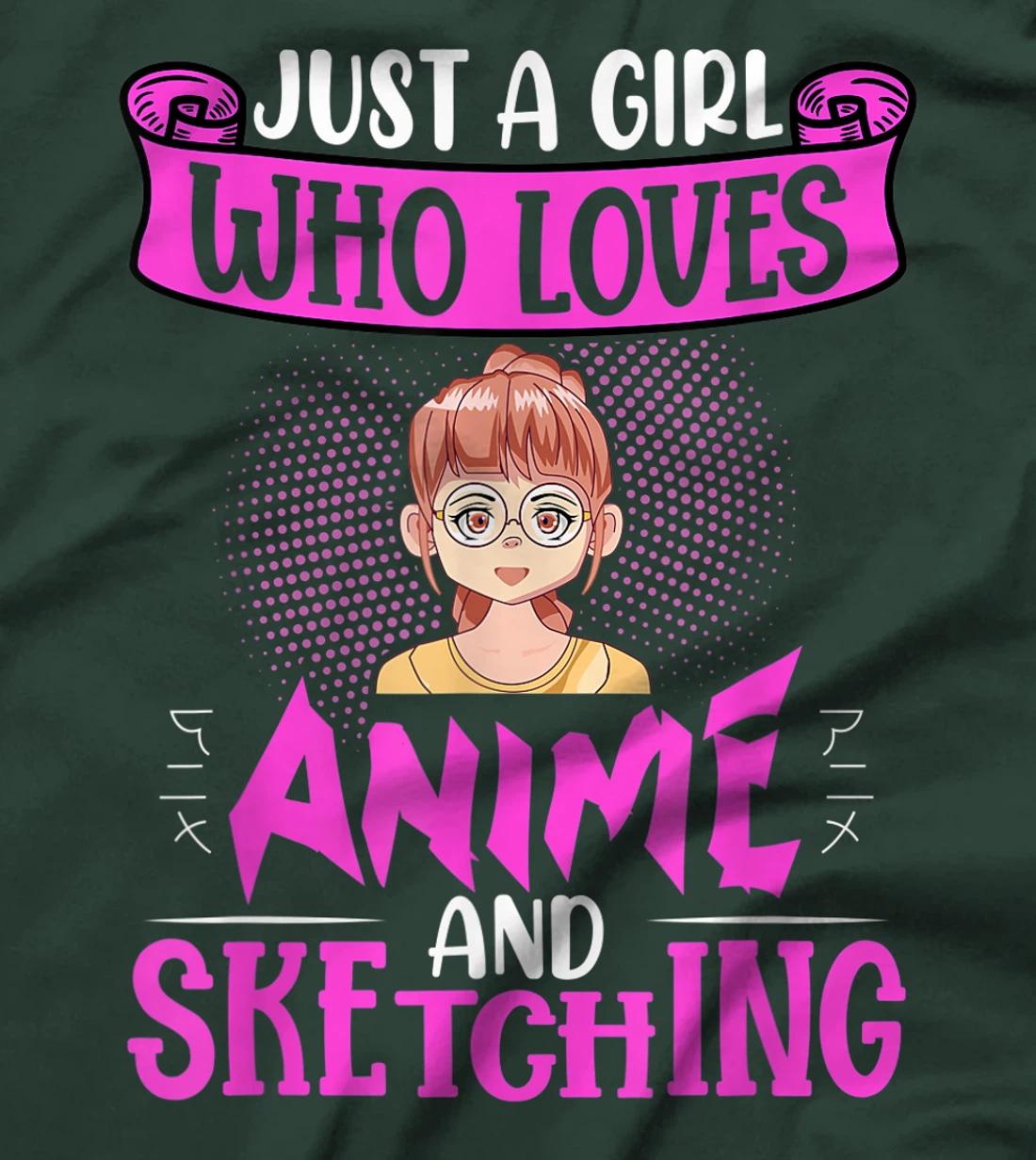 Japanese girly nerd manga anime Waifu girl cosplay T-Shirt, Women T-Shirt
