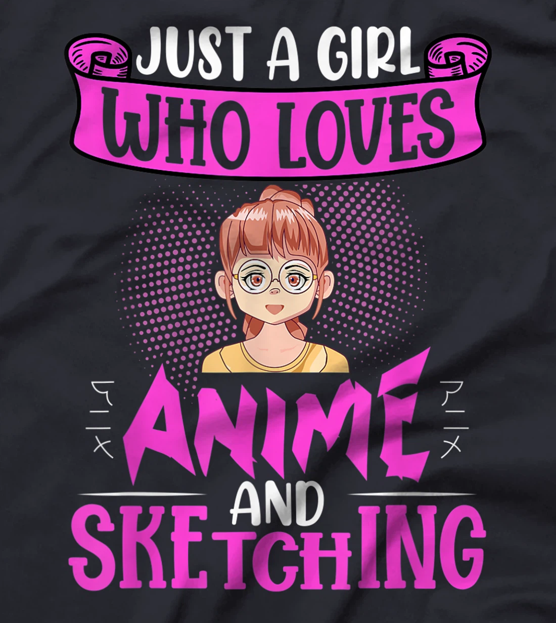 Japanese girly nerd manga anime Waifu girl cosplay T-Shirt, Women T-Shirt