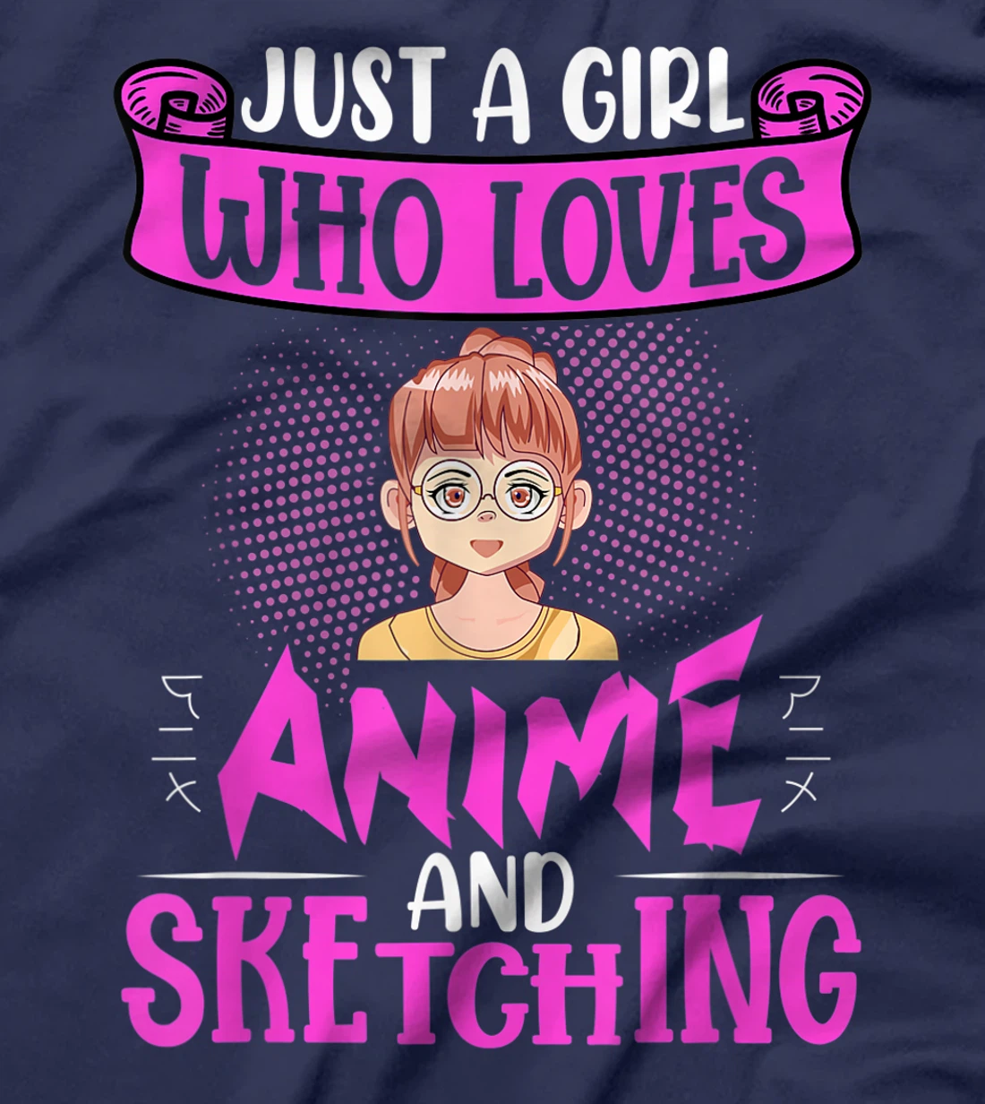 Japanese girly nerd manga anime Waifu girl cosplay T-Shirt, Women T-Shirt