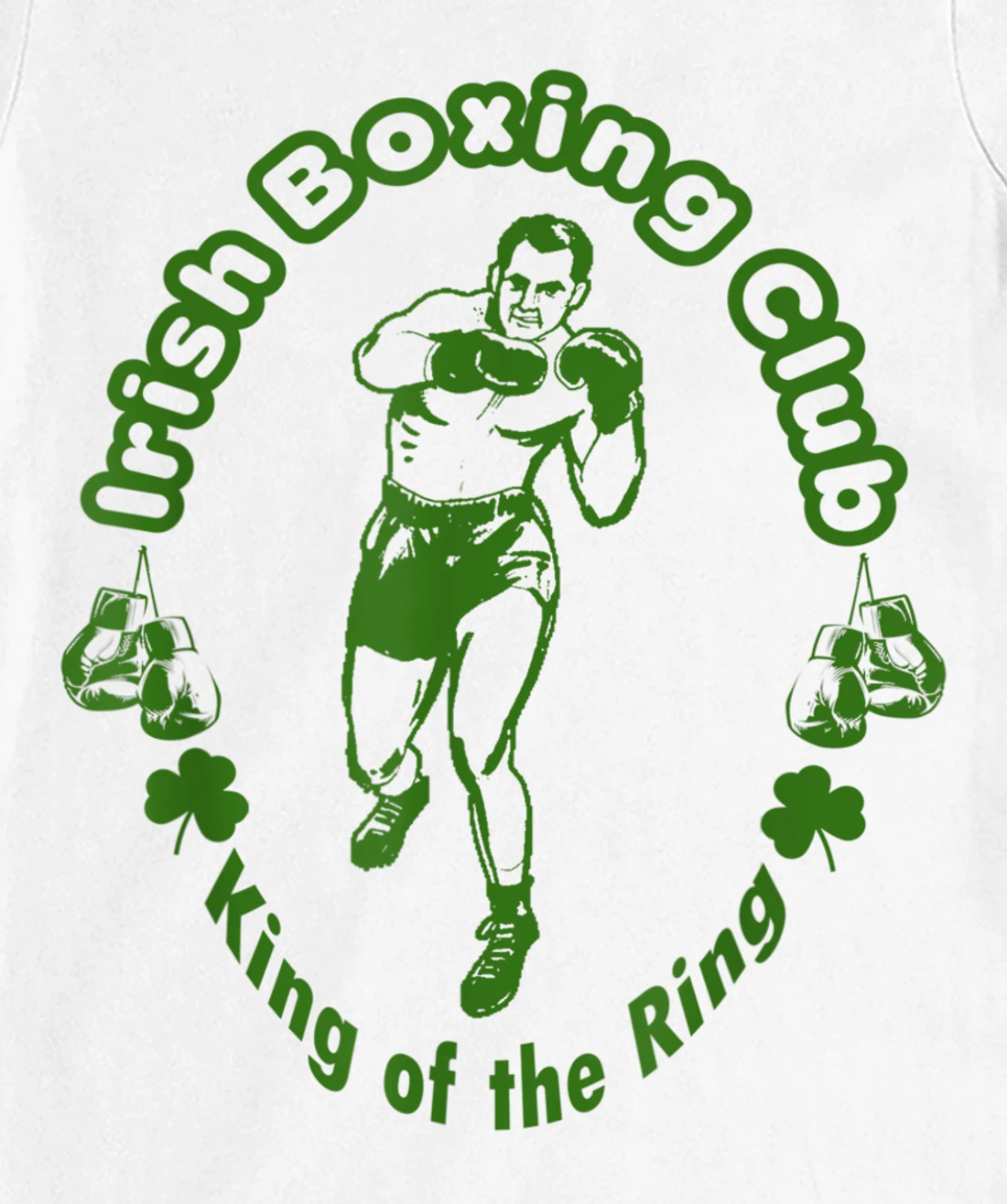 Vintage Irish Boxing Club Boxer King Retro Fighting Ireland T-Shirt, Women T-Shirt