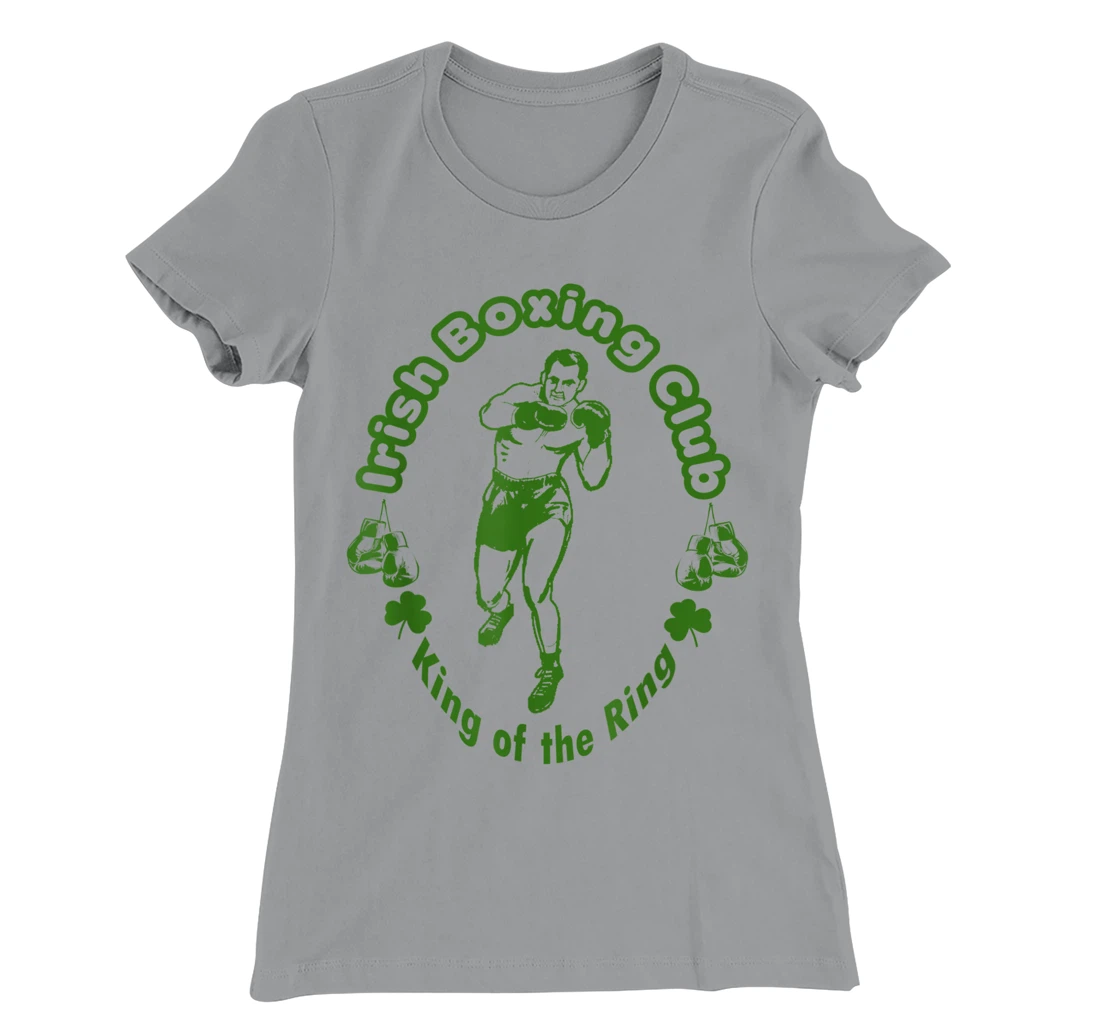 Vintage Irish Boxing Club Boxer King Retro Fighting Ireland T-Shirt, Women T-Shirt