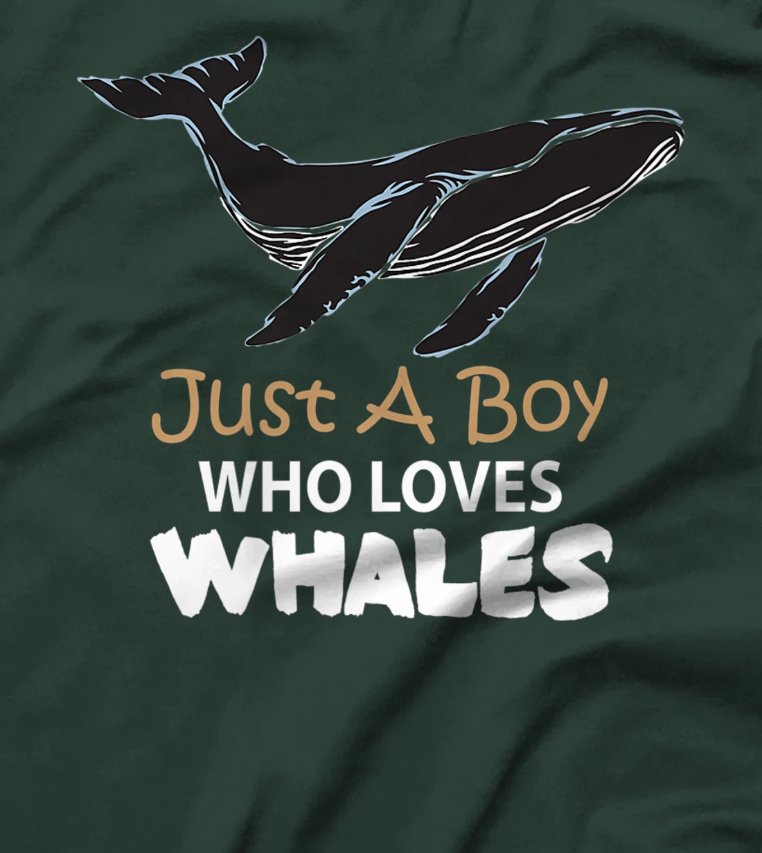 Just a Boy Who Loves Whales Tee Lovers T-Shirt, Women T-Shirt