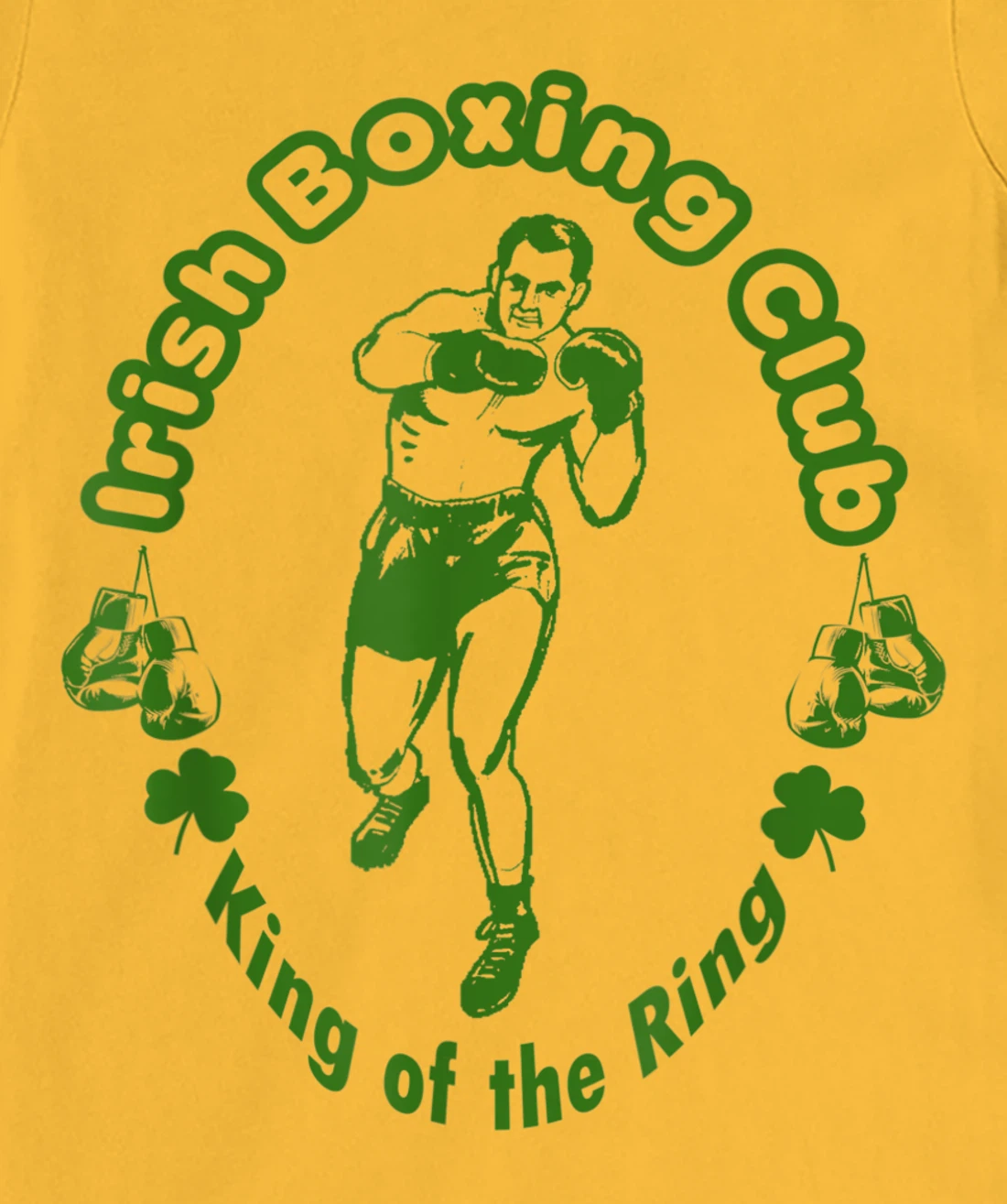Vintage Irish Boxing Club Boxer King Retro Fighting Ireland T-Shirt, Women T-Shirt