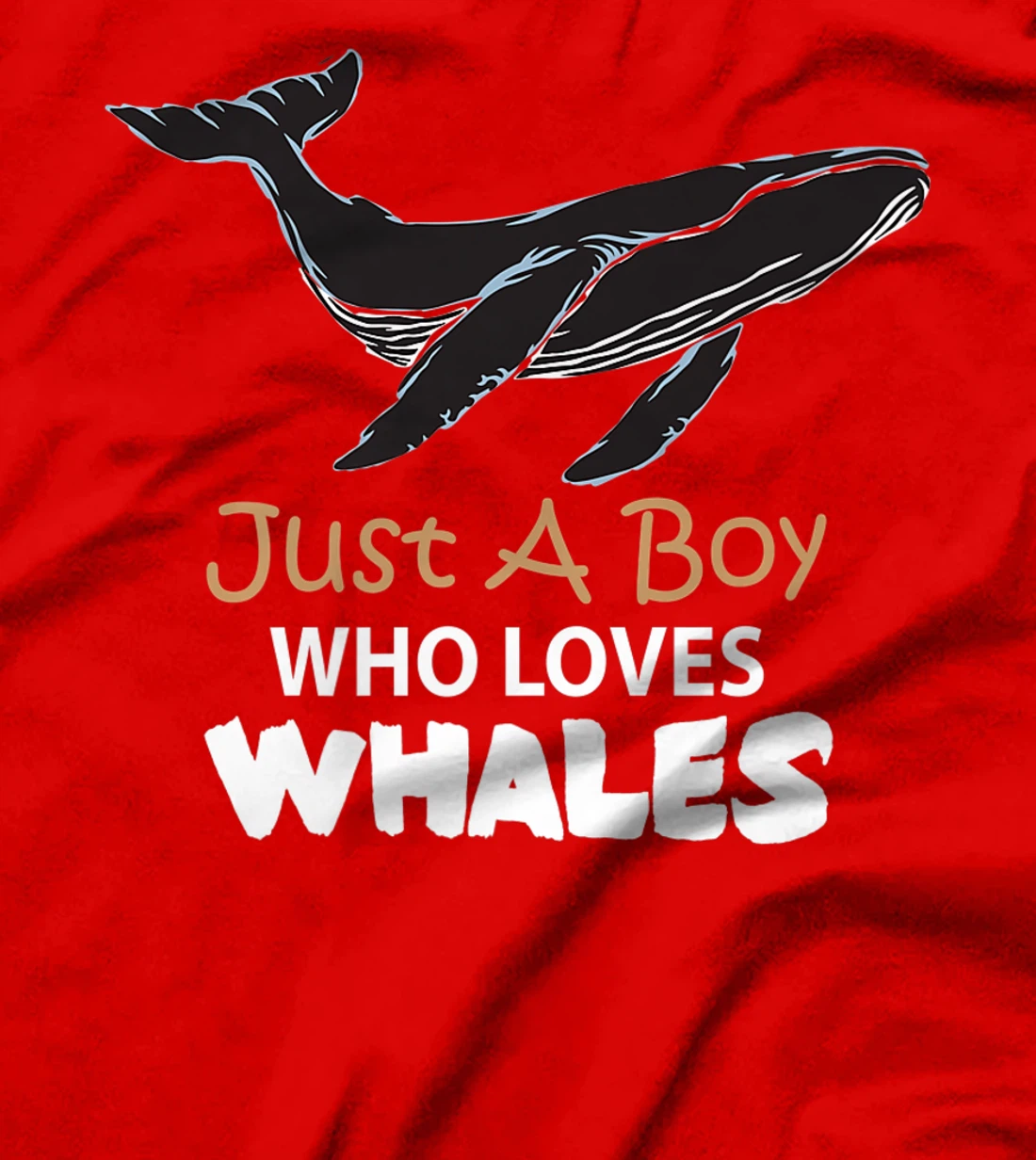 Just a Boy Who Loves Whales Tee Lovers T-Shirt, Women T-Shirt