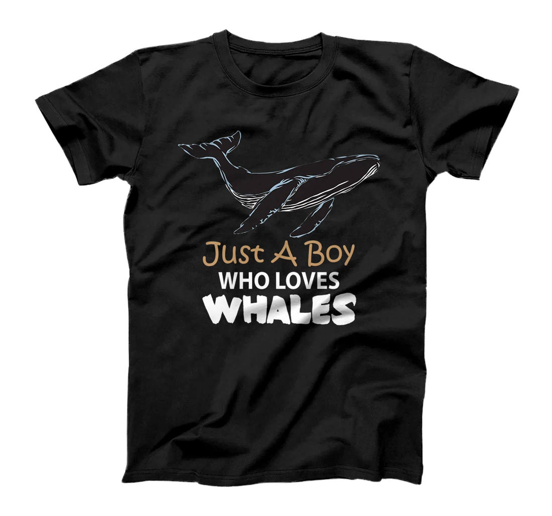 Just a Boy Who Loves Whales Tee Lovers T-Shirt, Women T-Shirt