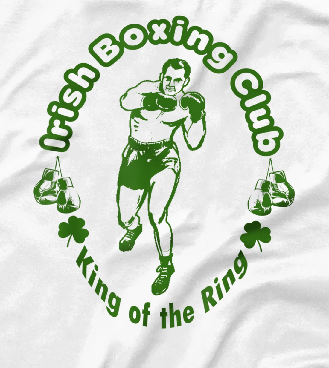 Vintage Irish Boxing Club Boxer King Retro Fighting Ireland T-Shirt, Women T-Shirt