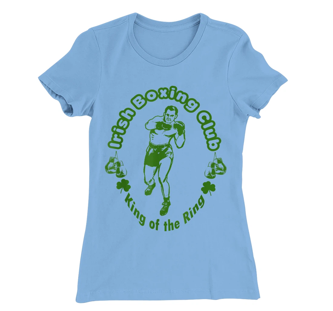Vintage Irish Boxing Club Boxer King Retro Fighting Ireland T-Shirt, Women T-Shirt