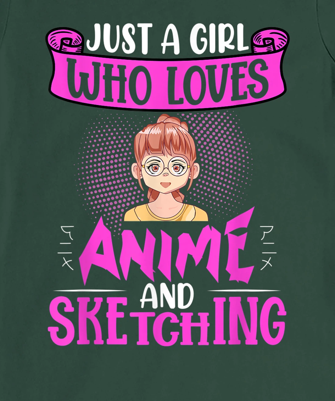 Japanese girly nerd manga anime Waifu girl cosplay T-Shirt, Women T-Shirt