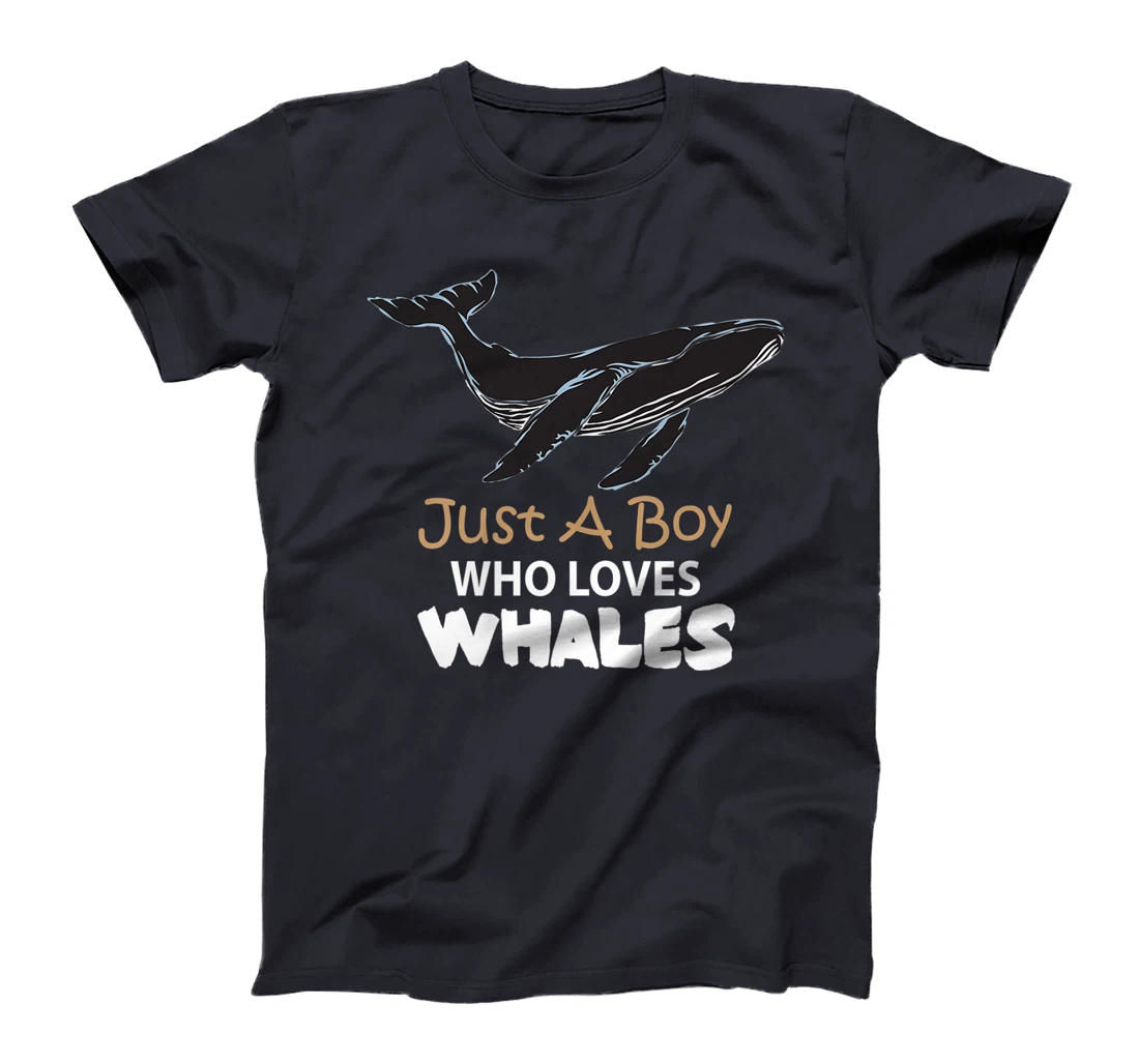 Just a Boy Who Loves Whales Tee Lovers T-Shirt, Women T-Shirt