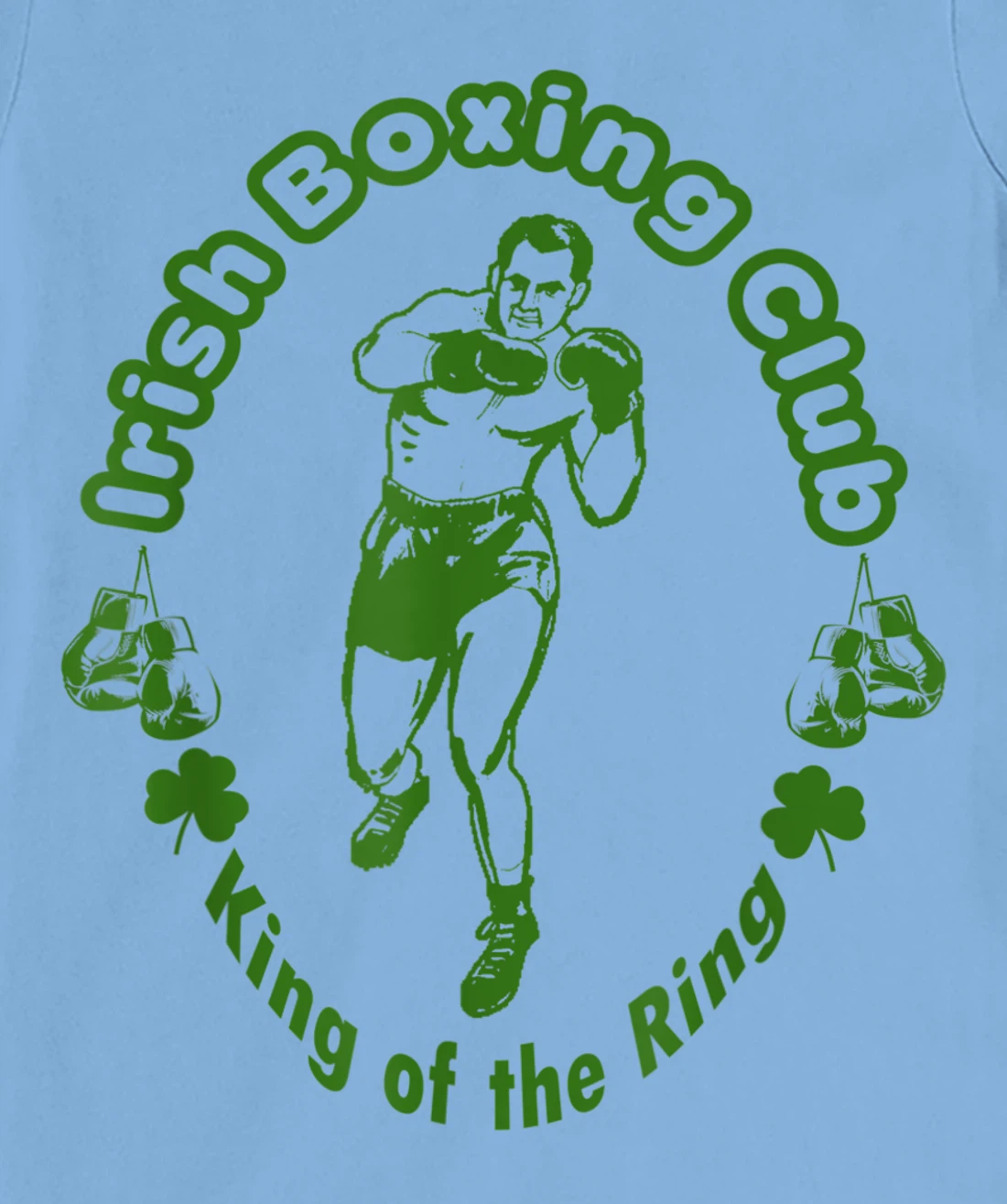 Vintage Irish Boxing Club Boxer King Retro Fighting Ireland T-Shirt, Women T-Shirt