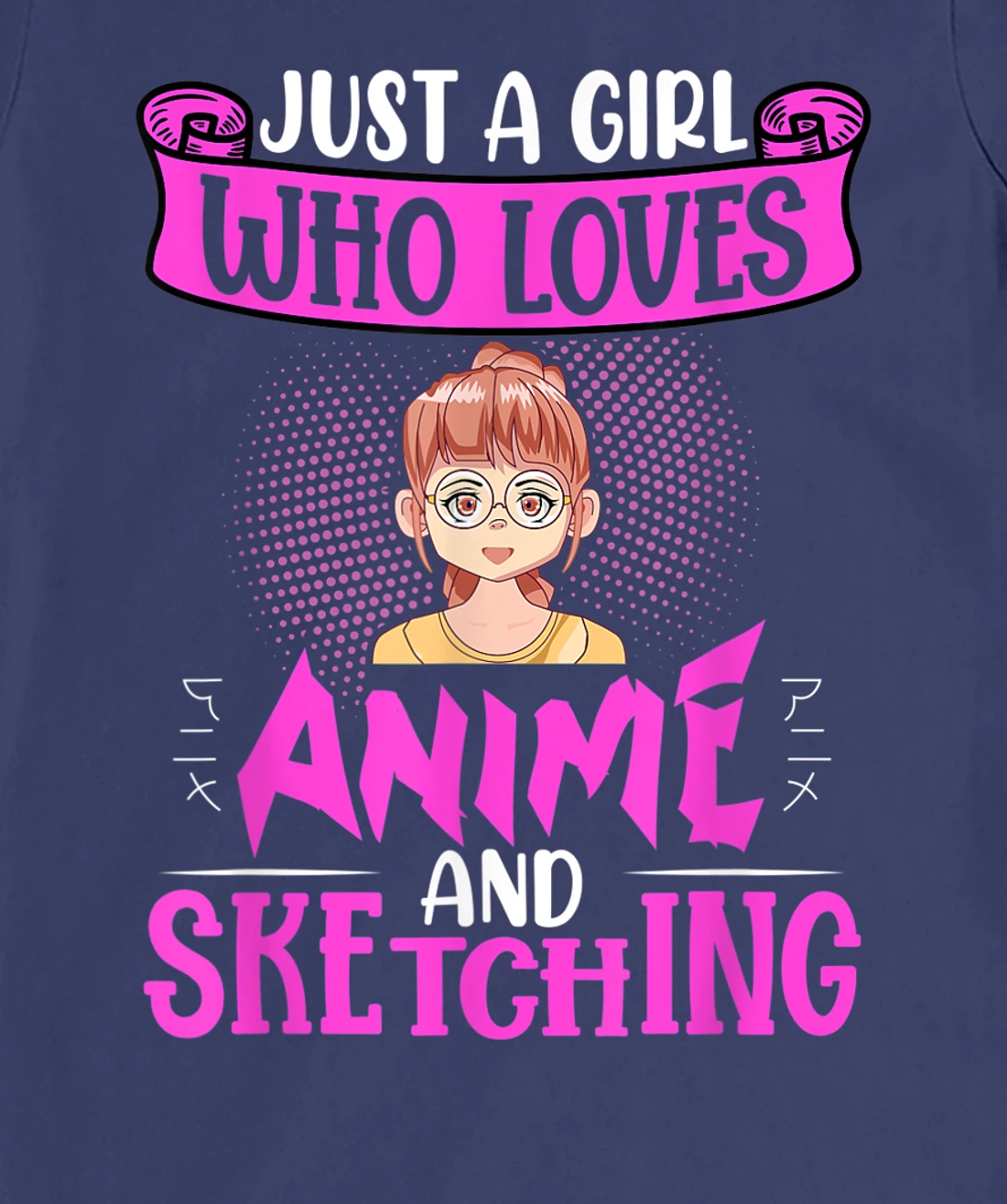 Japanese girly nerd manga anime Waifu girl cosplay T-Shirt, Women T-Shirt