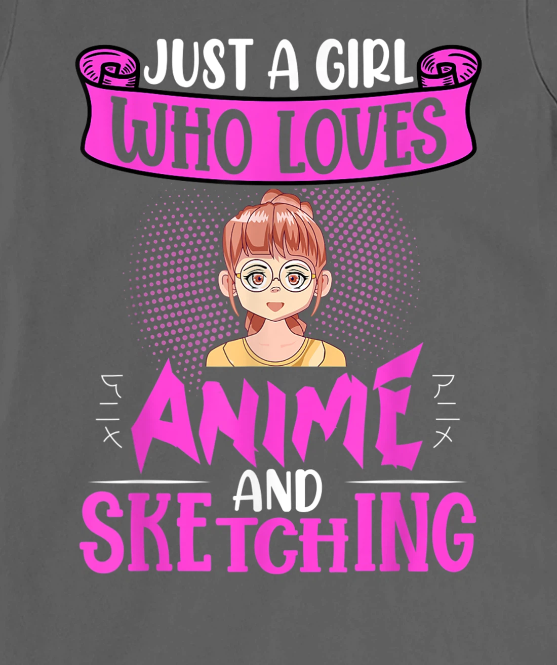 Japanese girly nerd manga anime Waifu girl cosplay T-Shirt, Women T-Shirt