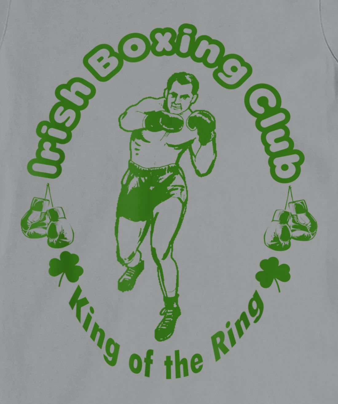 Vintage Irish Boxing Club Boxer King Retro Fighting Ireland T-Shirt, Women T-Shirt