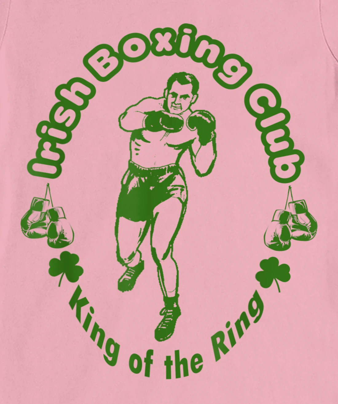 Vintage Irish Boxing Club Boxer King Retro Fighting Ireland T-Shirt, Women T-Shirt