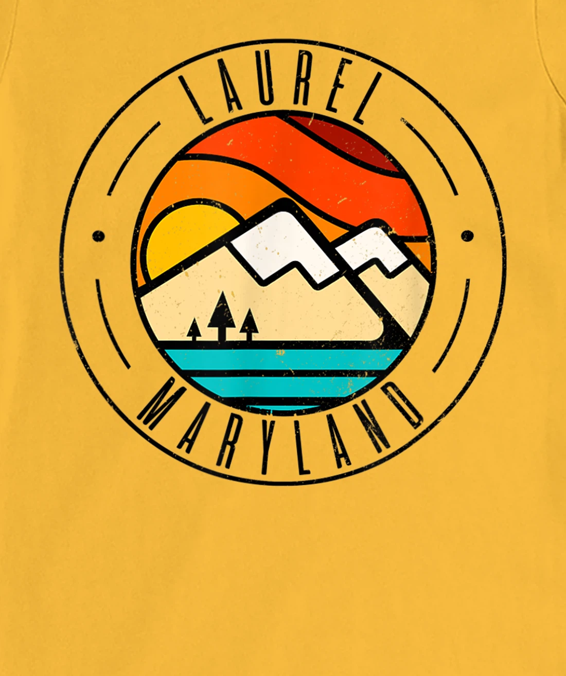 Minimalist Outdoors Laurel Maryland MD T-Shirt, Women T-Shirt