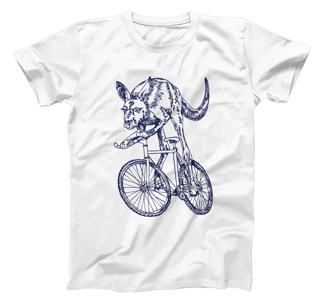 Womens SEEMBO Kangaroo Cycling Bicycle Cyclist Bicycling Bike Biker T-Shirt, Kid T-Shirt and Women T-Shirt