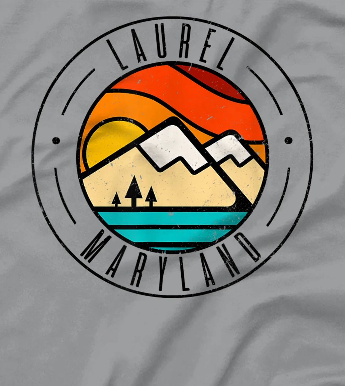 Minimalist Outdoors Laurel Maryland MD T-Shirt, Women T-Shirt