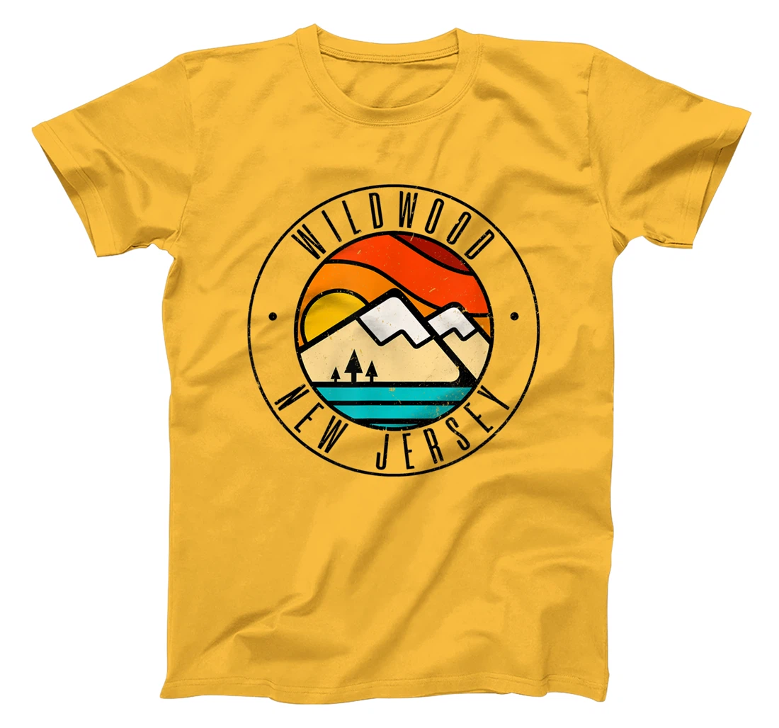 Minimalist Outdoors Wildwood New Jersey NJ T-Shirt, Women T-Shirt