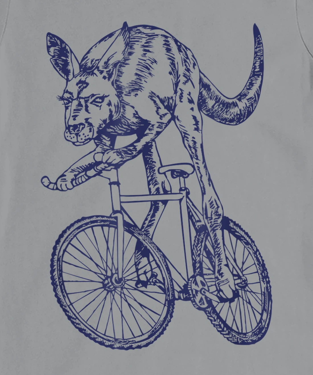 Womens SEEMBO Kangaroo Cycling Bicycle Cyclist Bicycling Bike Biker T-Shirt, Kid T-Shirt and Women T-Shirt