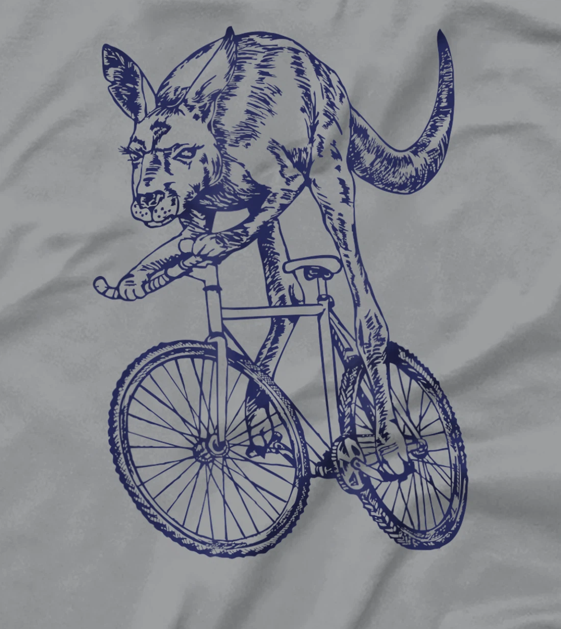 Womens SEEMBO Kangaroo Cycling Bicycle Cyclist Bicycling Bike Biker T-Shirt, Kid T-Shirt and Women T-Shirt