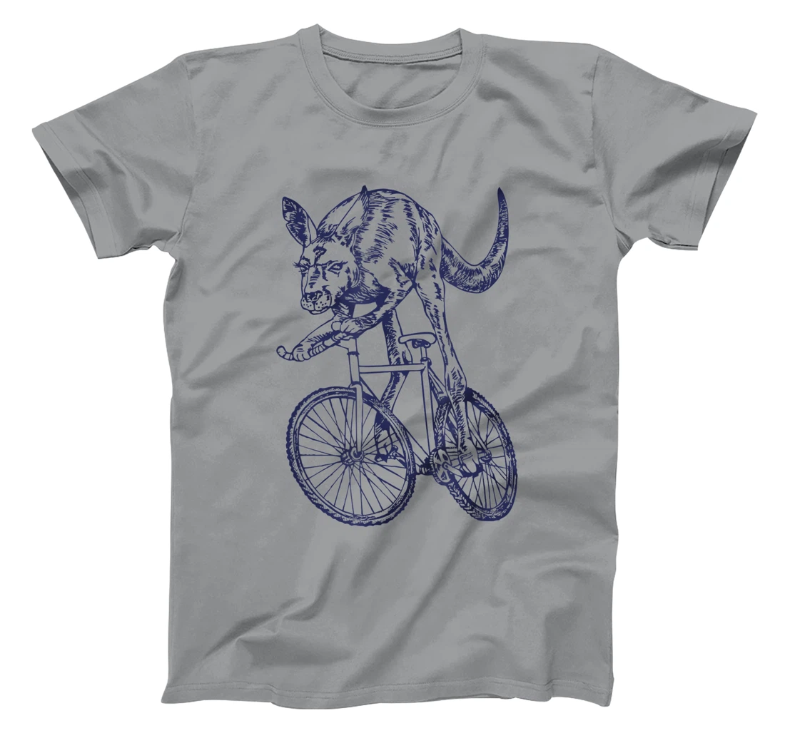 Womens SEEMBO Kangaroo Cycling Bicycle Cyclist Bicycling Bike Biker T-Shirt, Kid T-Shirt and Women T-Shirt