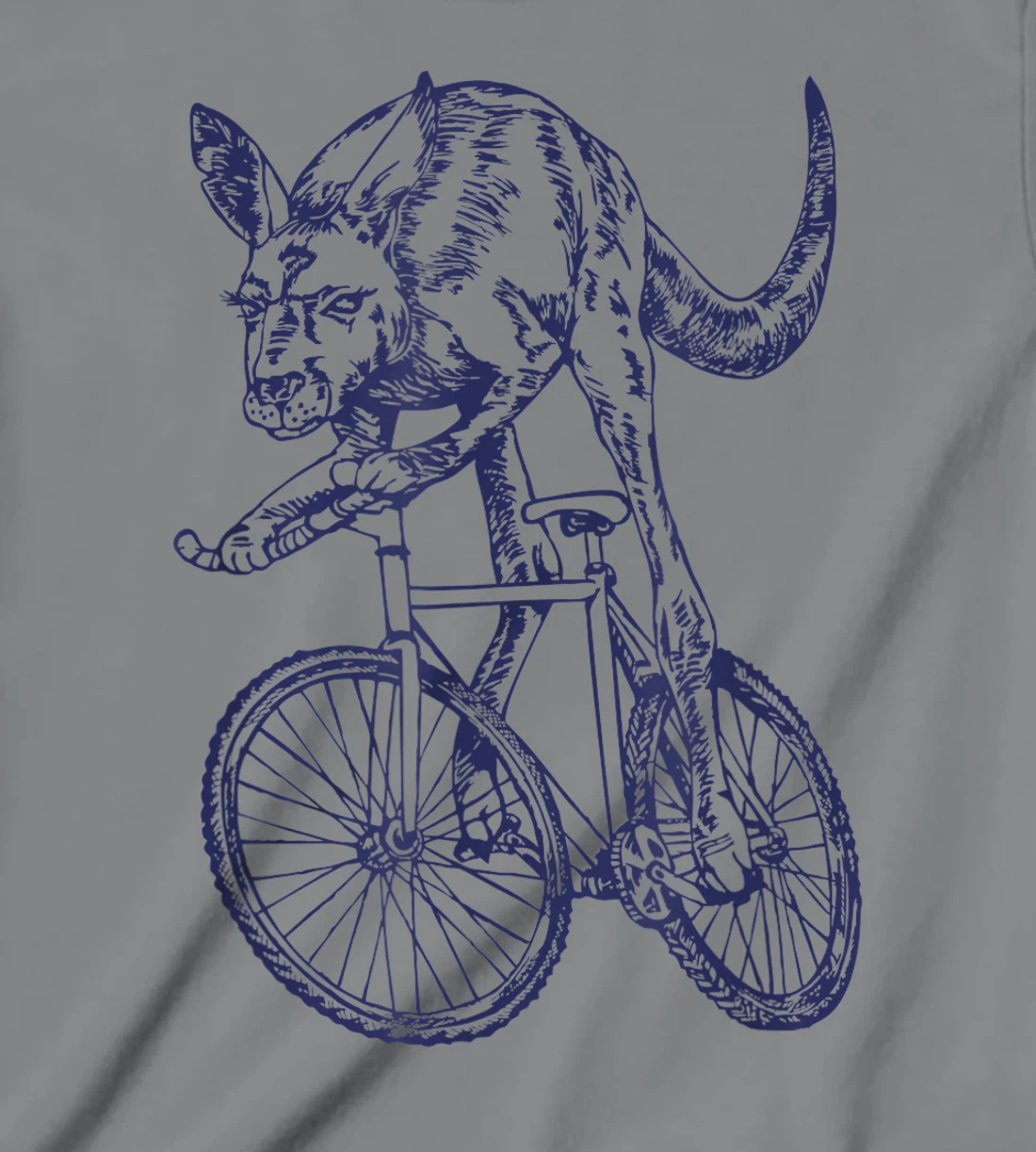 Womens SEEMBO Kangaroo Cycling Bicycle Cyclist Bicycling Bike Biker T-Shirt, Kid T-Shirt and Women T-Shirt